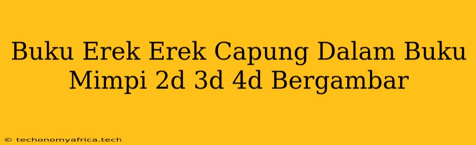 Buku Erek Erek Capung Dalam Buku Mimpi 2d 3d 4d Bergambar