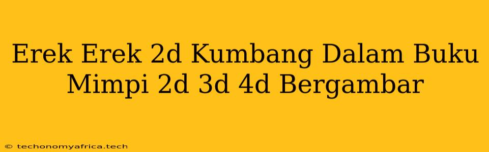 Erek Erek 2d Kumbang Dalam Buku Mimpi 2d 3d 4d Bergambar