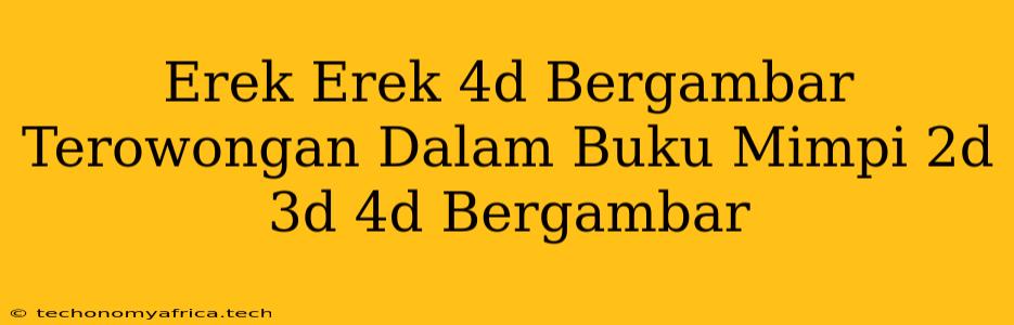 Erek Erek 4d Bergambar Terowongan Dalam Buku Mimpi 2d 3d 4d Bergambar