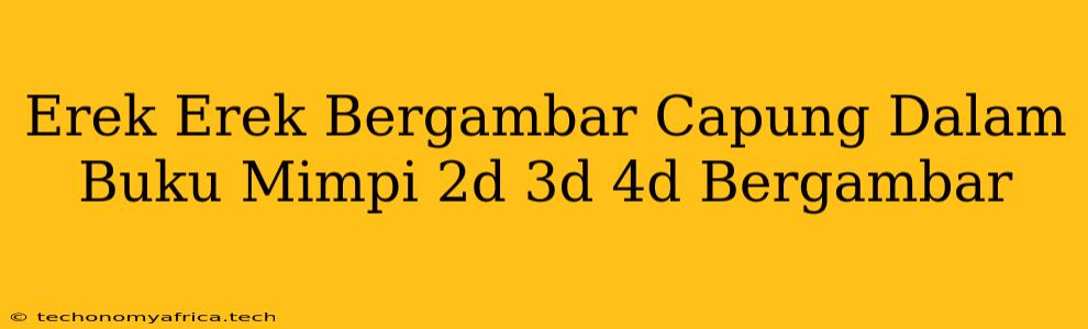 Erek Erek Bergambar Capung Dalam Buku Mimpi 2d 3d 4d Bergambar