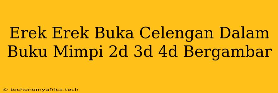 Erek Erek Buka Celengan Dalam Buku Mimpi 2d 3d 4d Bergambar