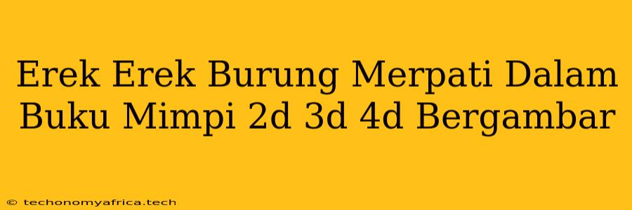 Erek Erek Burung Merpati Dalam Buku Mimpi 2d 3d 4d Bergambar