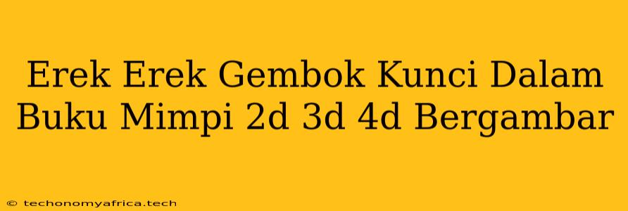 Erek Erek Gembok Kunci Dalam Buku Mimpi 2d 3d 4d Bergambar