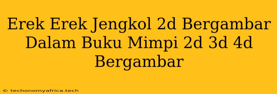 Erek Erek Jengkol 2d Bergambar Dalam Buku Mimpi 2d 3d 4d Bergambar