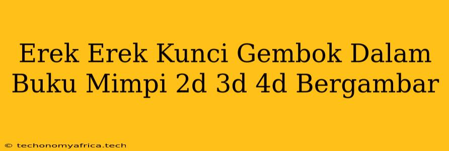 Erek Erek Kunci Gembok Dalam Buku Mimpi 2d 3d 4d Bergambar