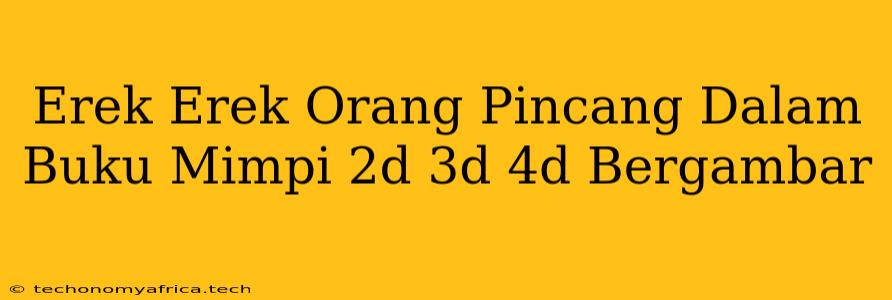 Erek Erek Orang Pincang Dalam Buku Mimpi 2d 3d 4d Bergambar