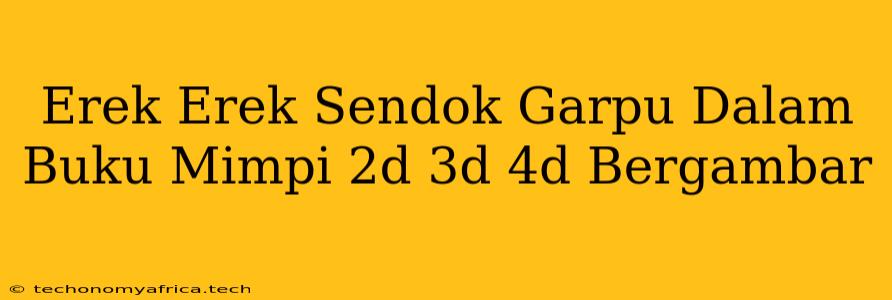 Erek Erek Sendok Garpu Dalam Buku Mimpi 2d 3d 4d Bergambar