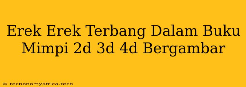 Erek Erek Terbang Dalam Buku Mimpi 2d 3d 4d Bergambar