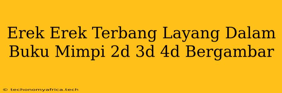 Erek Erek Terbang Layang Dalam Buku Mimpi 2d 3d 4d Bergambar