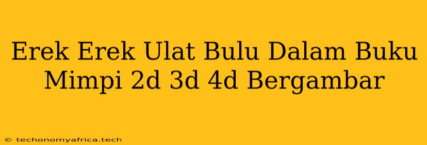 Erek Erek Ulat Bulu Dalam Buku Mimpi 2d 3d 4d Bergambar