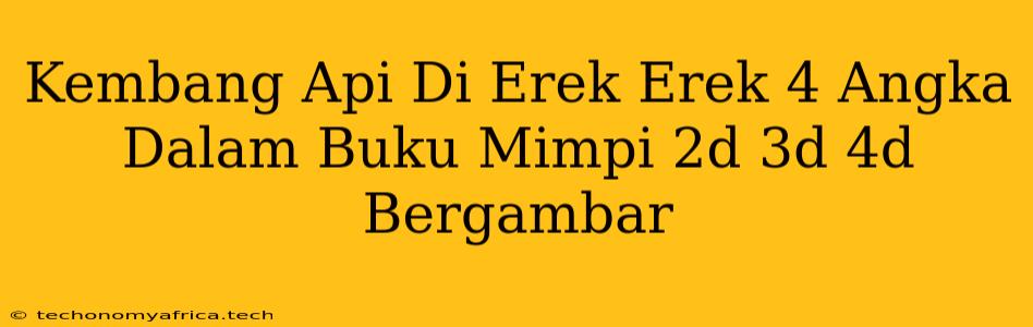 Kembang Api Di Erek Erek 4 Angka Dalam Buku Mimpi 2d 3d 4d Bergambar