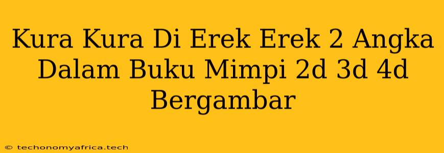 Kura Kura Di Erek Erek 2 Angka Dalam Buku Mimpi 2d 3d 4d Bergambar