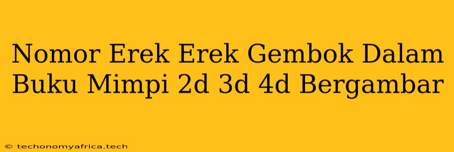 Nomor Erek Erek Gembok Dalam Buku Mimpi 2d 3d 4d Bergambar