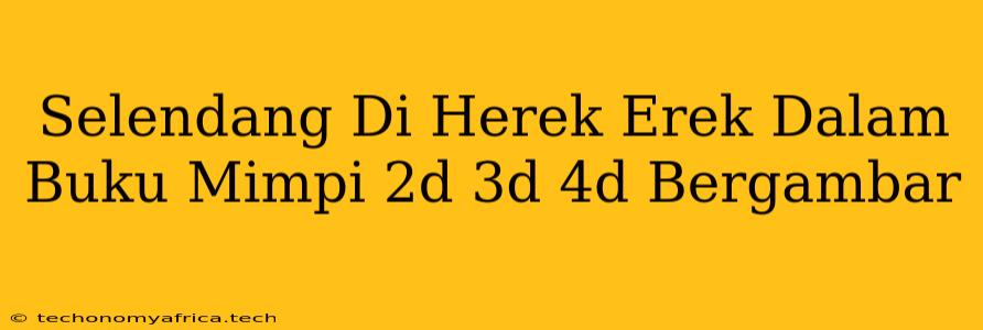 Selendang Di Herek Erek Dalam Buku Mimpi 2d 3d 4d Bergambar